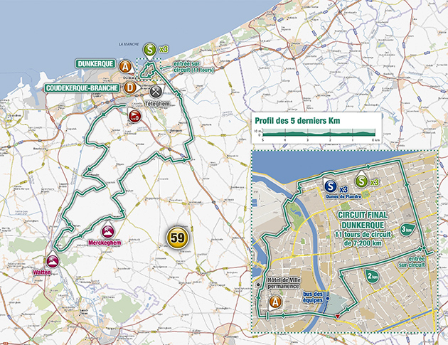 4 Days of Dunkirk stage 4 map